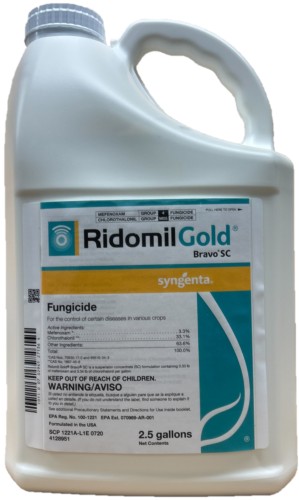 (image for) Ridomil Gold Bravo SC Fungicide - 2.5 Gallons
